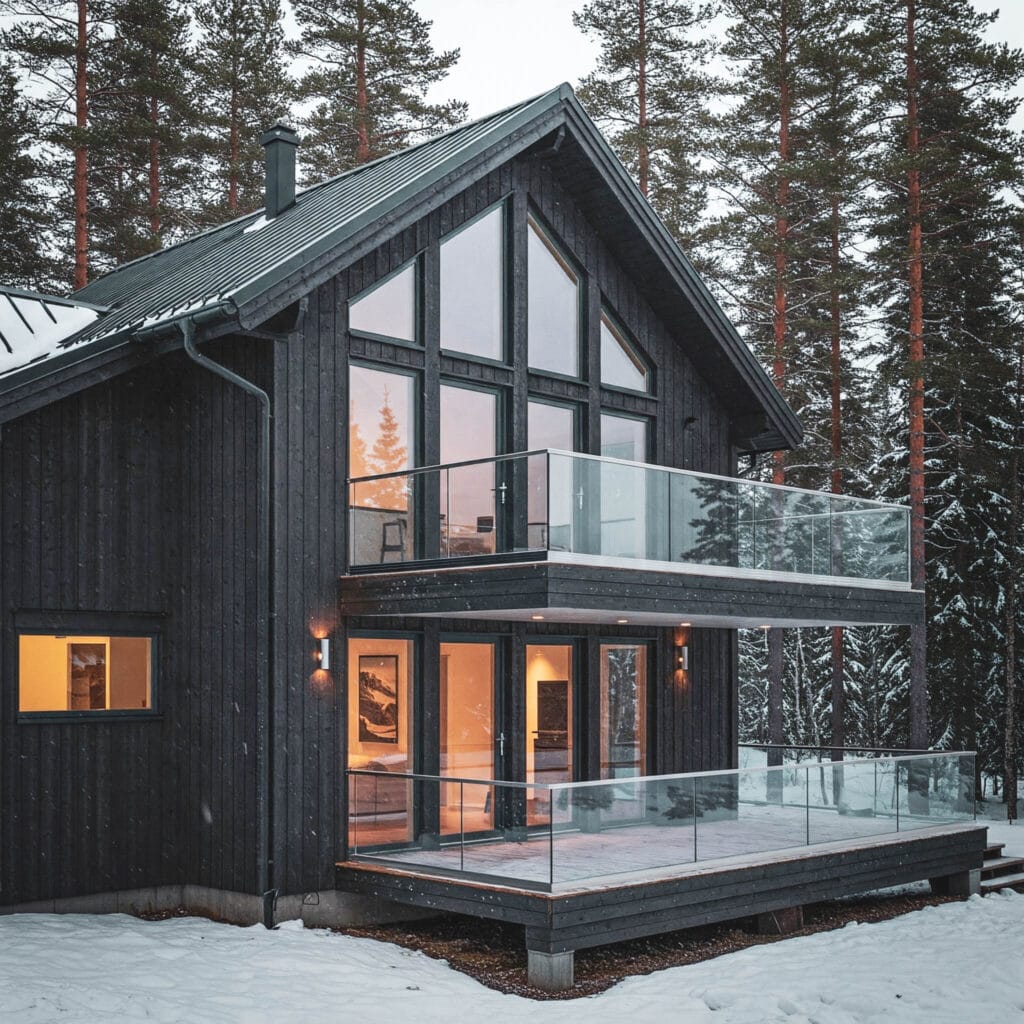 Balustrada całoszklana na listwie