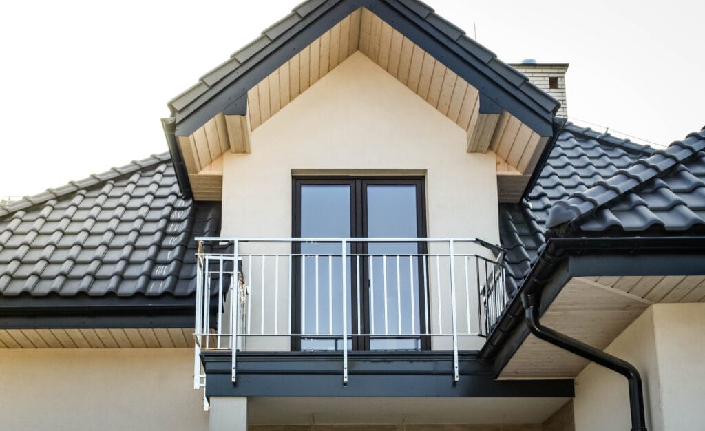 Balustrada nierdzewna z wypełnieniem pionowym