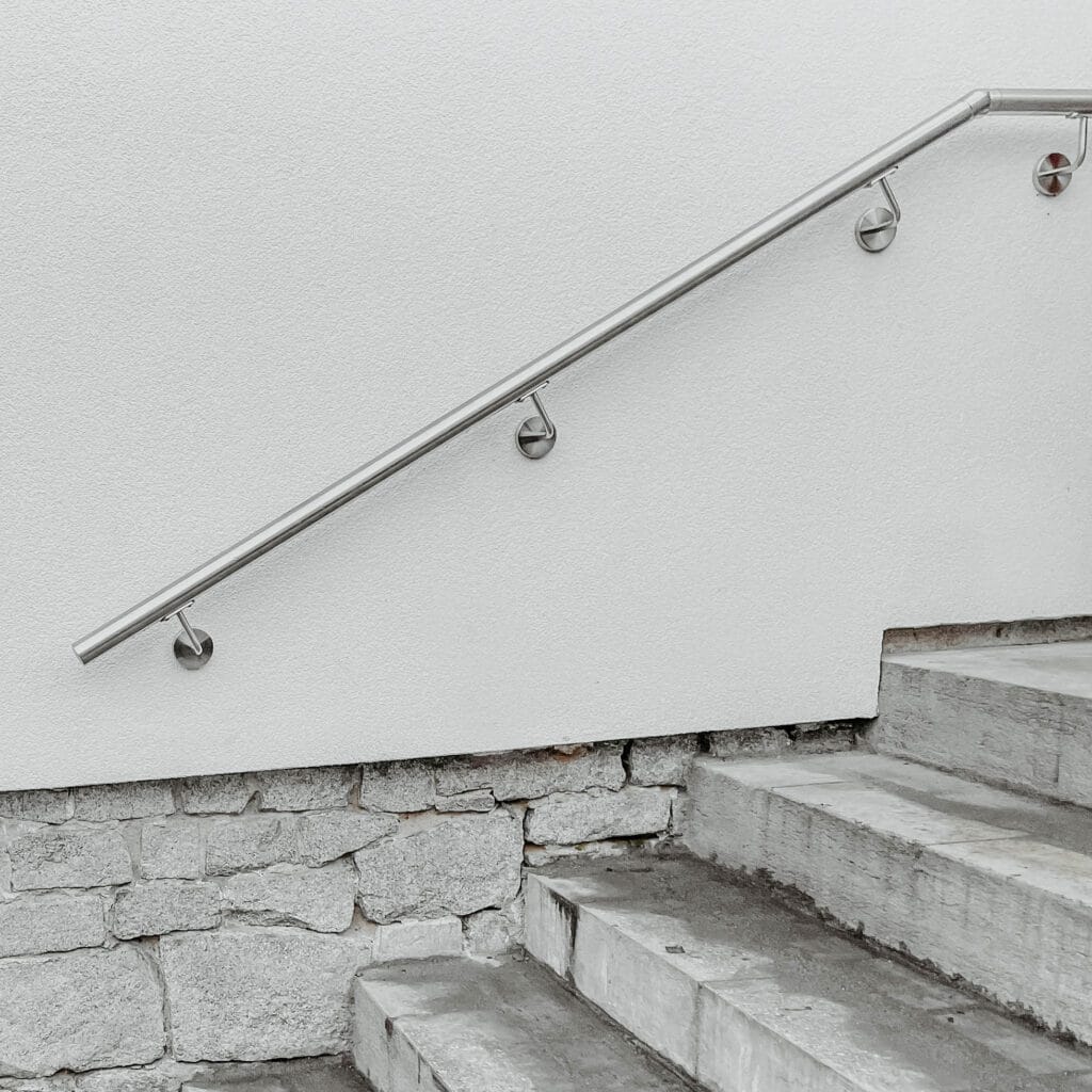 Poręcz schodowa nierdzewna