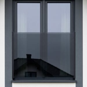 balkon francuski szklany do ramy okiennej szkło grafitowe antracyt