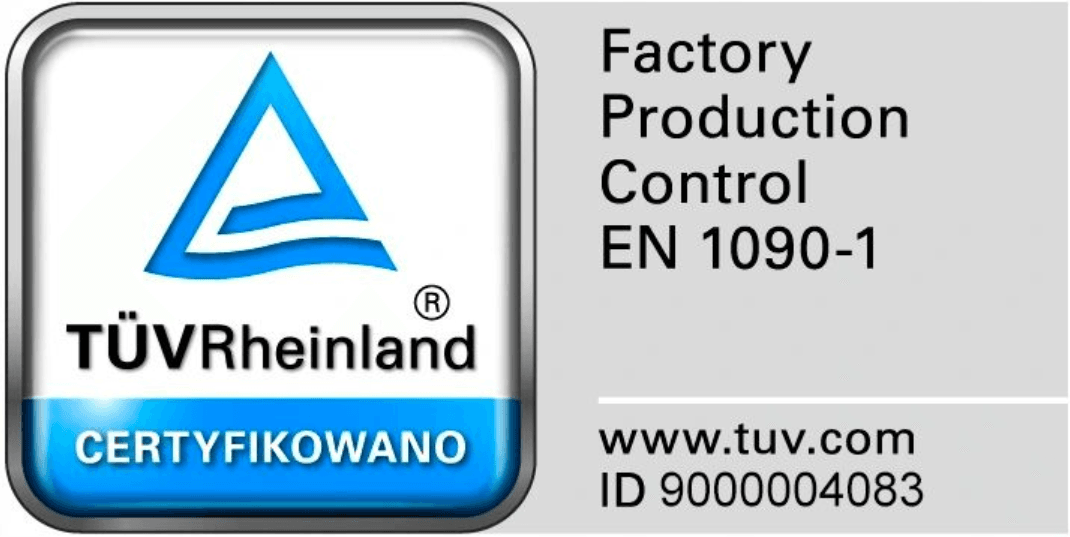 Certyfikat TUV Rheinland