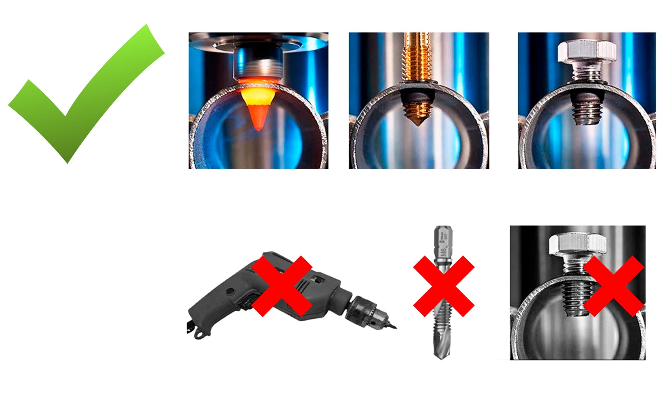 gwintowanie technologią flowdrill
