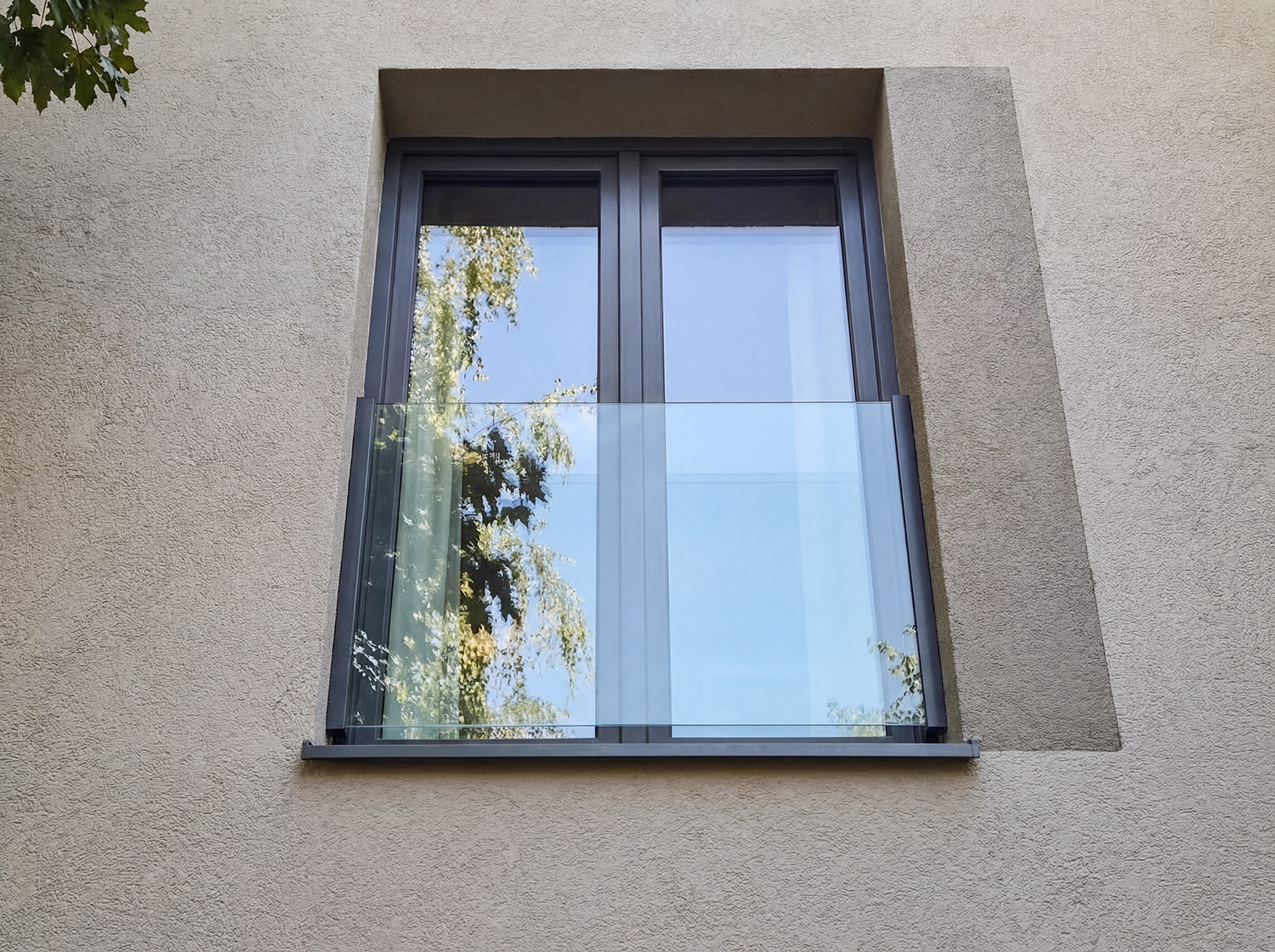 poręcz schodowa lakierowana proszkowo loft, poręcz ścienna lakierowana-2