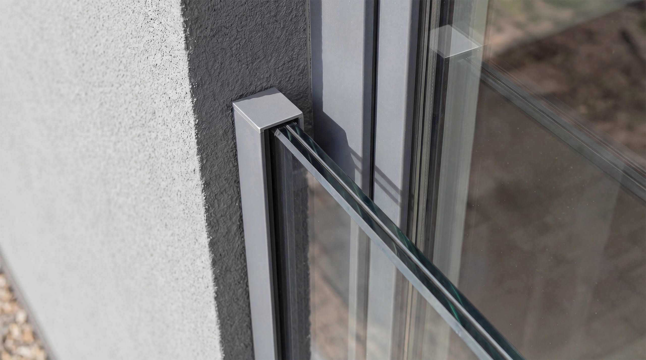Balkon francuski natynkowy na profilach