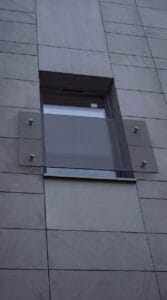 balkon francuski podtynkowy typu Tuba 2-mobile