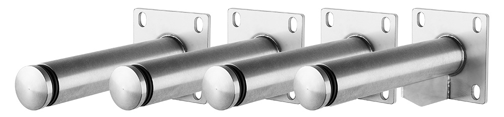 poręcz schodowa kwadratowa lakierowana biała ral 9016-2